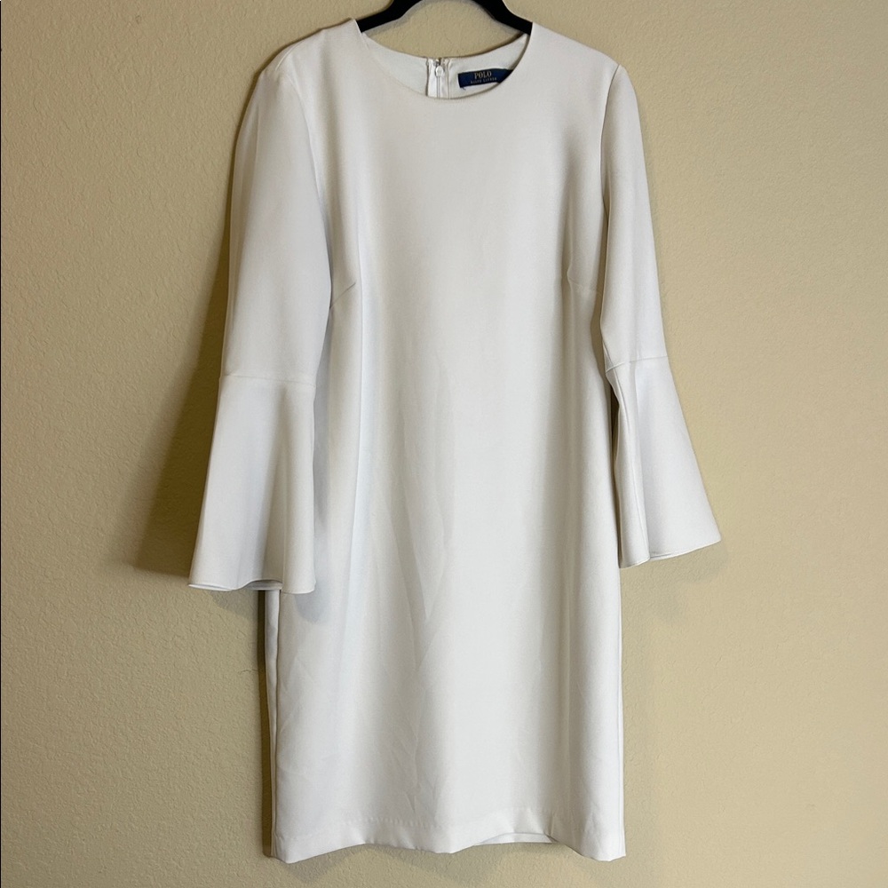 Polo Ralph Lauren Cream Long Sleeve Dress